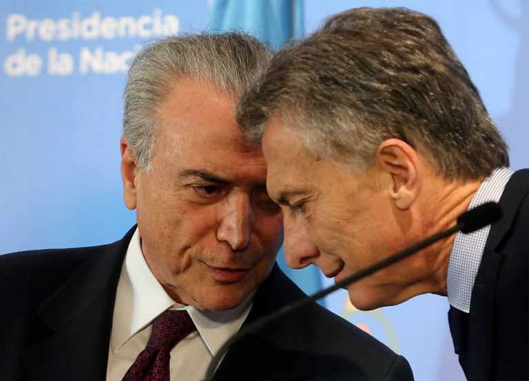 Mauricio Macri se reunió con Michel Temer y pidió «darle un impulso histórico al Mercosur»